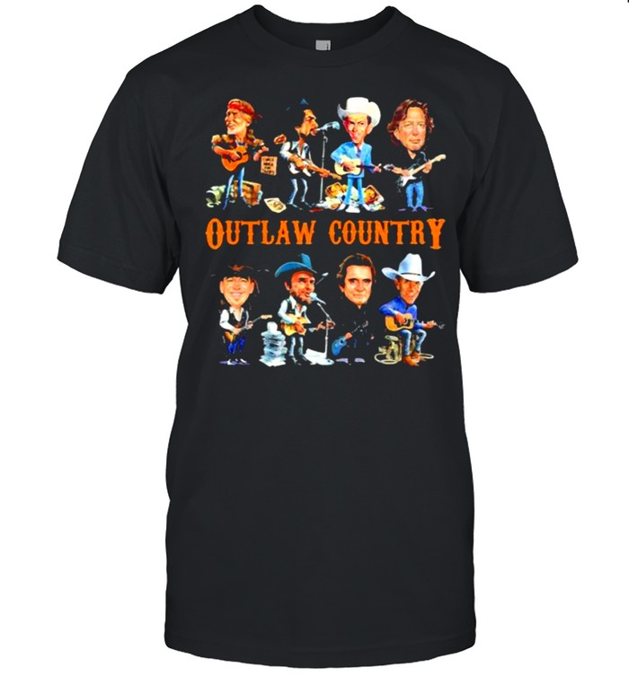 Outlaw Country The Highwayman band Music  Classic Men's T-shirt
