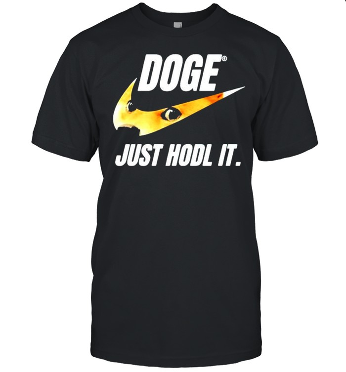 Nike doge just hodl it shirt Classic Men's T-shirt