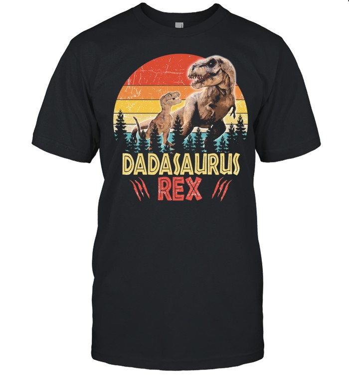 Dinosaur Daddysaurus rex vintage shirt Classic Men's T-shirt