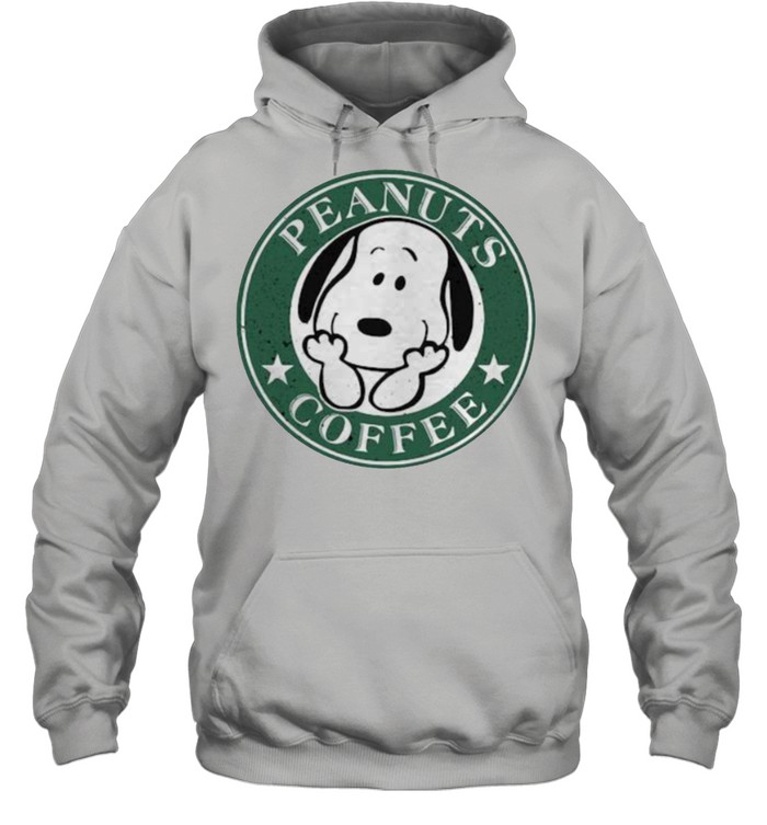 Peanuts But First Coffee Snoopy Men/'s Hooded Sweatshirt