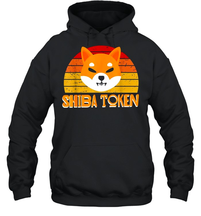 Vintage Shiba Inu Token Crypto Coin Cryptocurrency  Unisex Hoodie