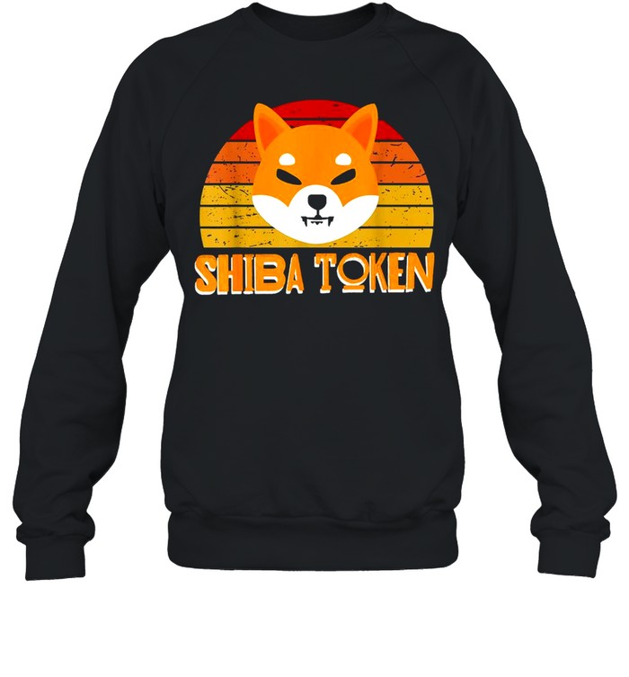 Vintage Shiba Inu Token Crypto Coin Cryptocurrency  Unisex Sweatshirt
