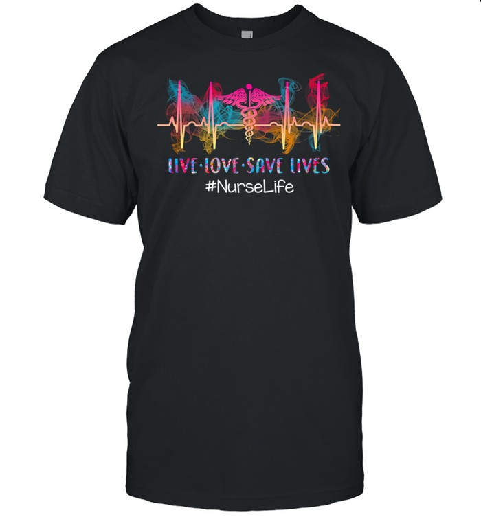 Live Love Save Lives NurseLife shirt Classic Men's T-shirt