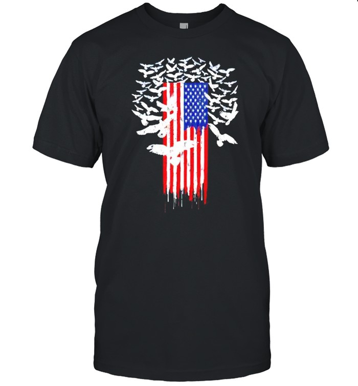 American Flag 4th of July Memorial Day 2022 shirt Classic Men's T-shirt