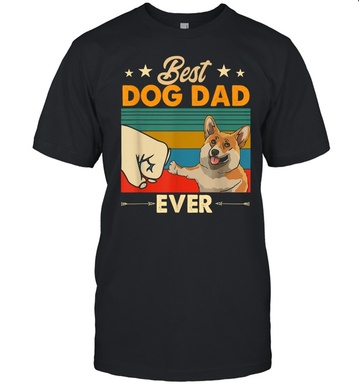 Best Dog Dad Ever Father shirt Classic Men's T-shirt
