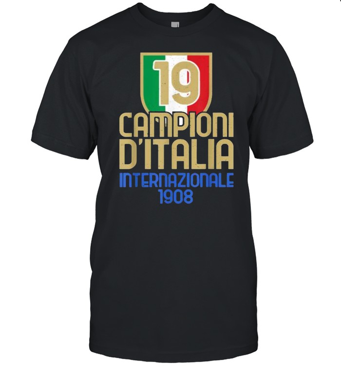 19 Volte Campioni d’Italia Amala Tifosi Nerazzurri Scudetto 1908 shirt