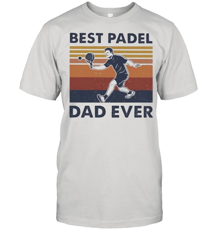 Best Padel Dad Ever Vintage  Classic Men's T-shirt