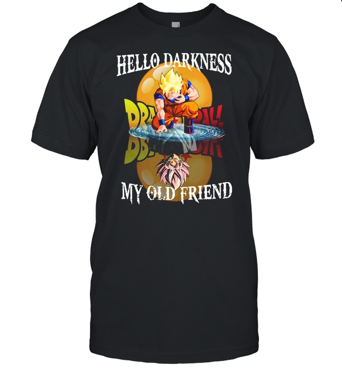 Dragon Ball Songoku Hello Darkness My Old Friend T-shirt Classic Men's T-shirt