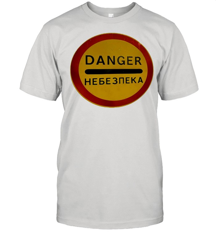 Chernobyl Radiation Warning Vintage Rusted Danger Sign T-shirt Classic Men's T-shirt