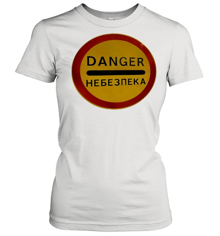 Chernobyl Radiation Warning Vintage Rusted Danger Sign T-shirt Classic Women's T-shirt