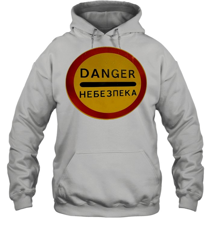 Chernobyl Radiation Warning Vintage Rusted Danger Sign T-shirt Unisex Hoodie