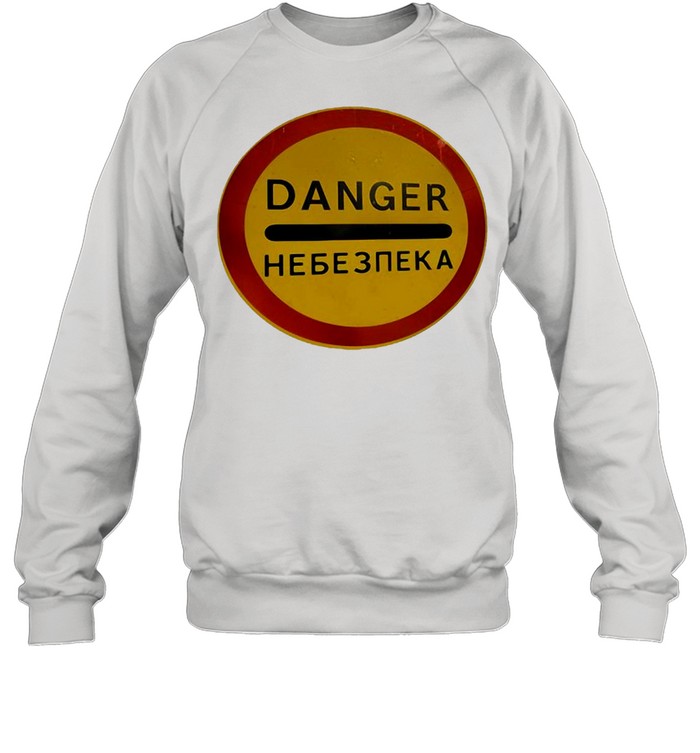 Chernobyl Radiation Warning Vintage Rusted Danger Sign T-shirt Unisex Sweatshirt