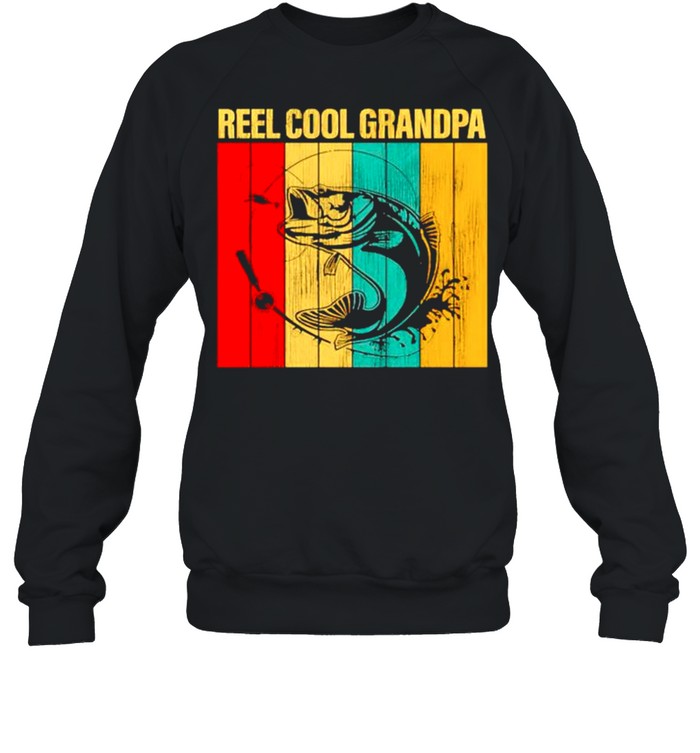 Fishing reel cool grandpa shirt Unisex Sweatshirt