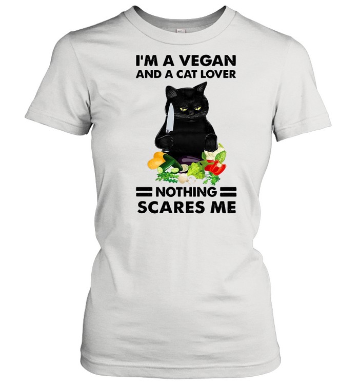 vegan cat t shirt