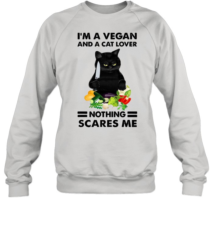 vegan cat shirt