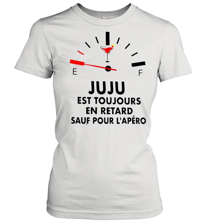 Juju Est Toujours En Retard Sauf Pour L’apéro T-shirt Classic Women's T-shirt