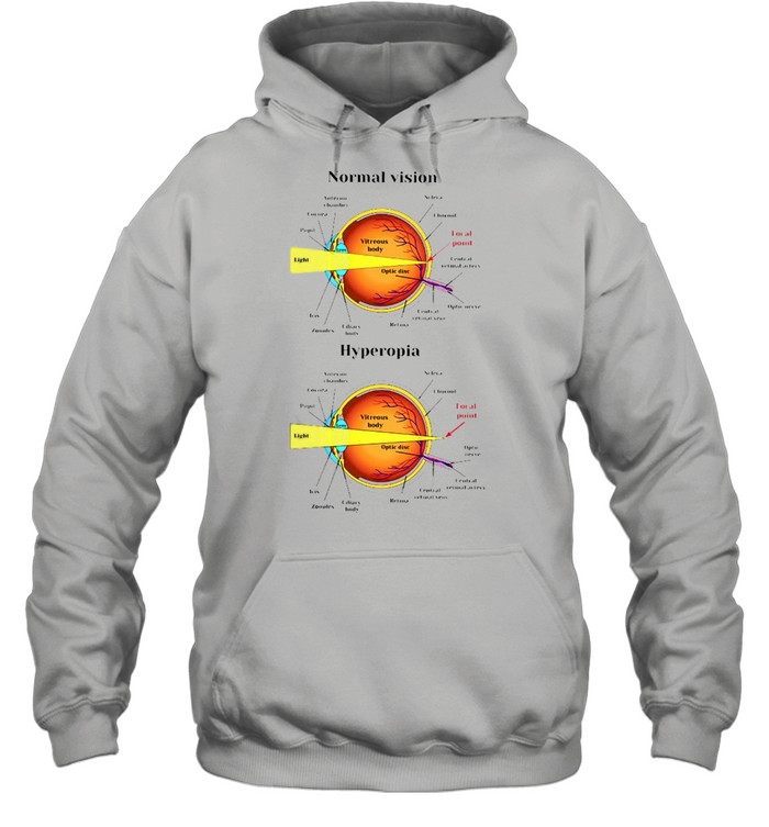 ormal Vision Hyperopia Ophthalmology T-shirt Unisex Hoodie