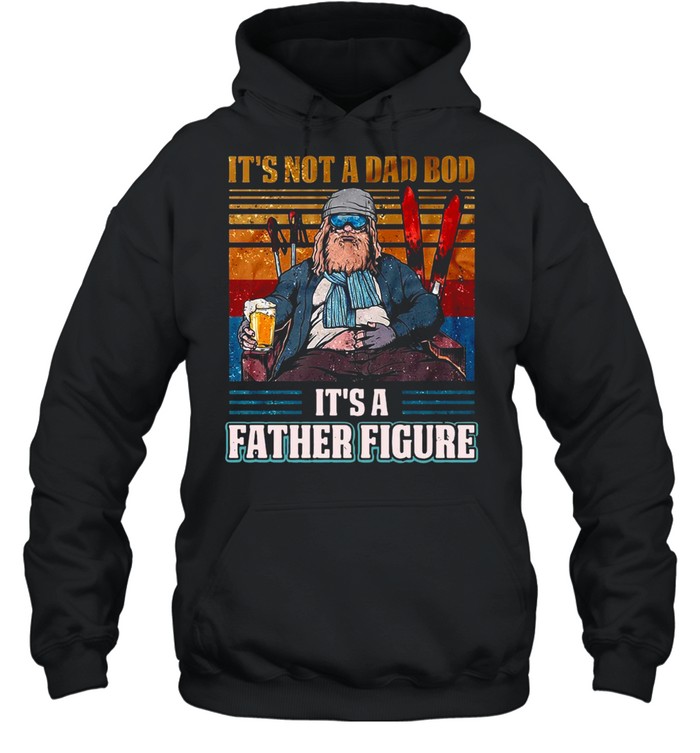 Skiing It’s Not A Dad Bob It’s A Father Figure Vintage T-shirt Unisex Hoodie