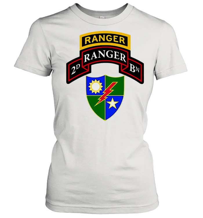 US Army Ranger 2Nd Battalion Scroll Ranger Tab T-shirt Classic Women's T-shirt