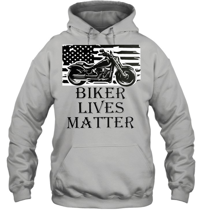 Biker lives matter shirt Unisex Hoodie