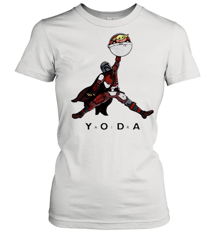 Boba Fett Baby Yoda Air Jordan shirt Classic Women's T-shirt