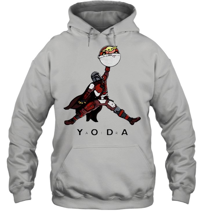 Boba Fett Baby Yoda Air Jordan shirt Unisex Hoodie