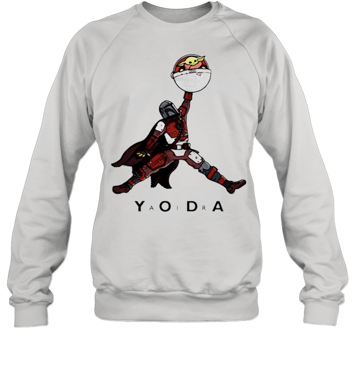 Boba Fett Baby Yoda Air Jordan shirt Unisex Sweatshirt