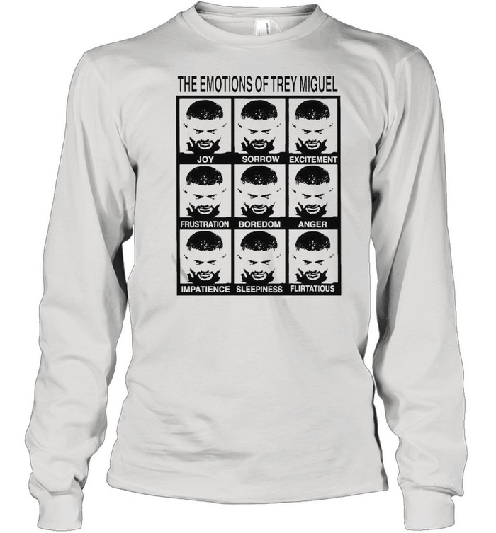 Emotions of Trey shirt Long Sleeved T-shirt