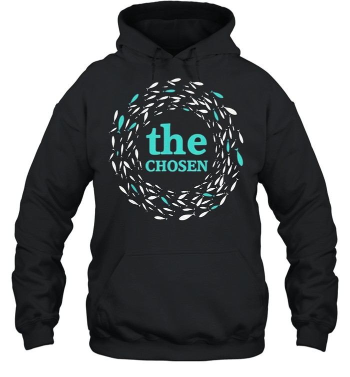 Funny cycle fish the chosen merch against the current shirt Unisex Hoodie