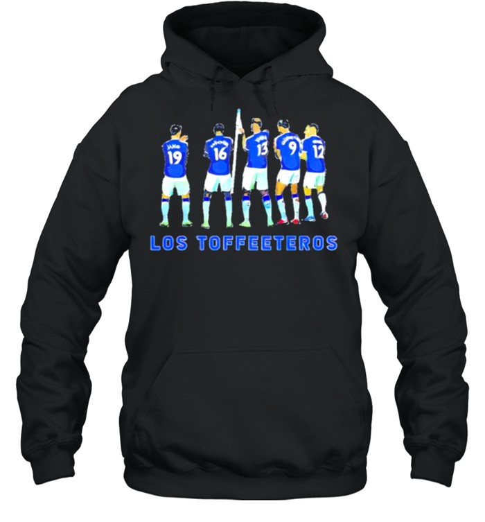 Los Toffeeteros Dancing James Rodriguez Yerry Mina Colombia Cafeteros Soccer shirt Unisex Hoodie