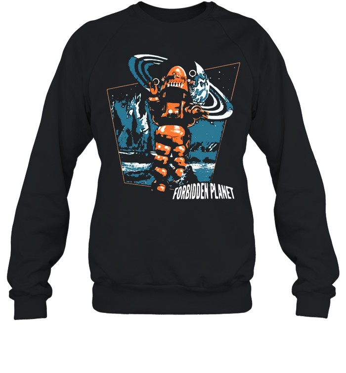 Forbidden Planet Robby Walks T-shirt Unisex Sweatshirt