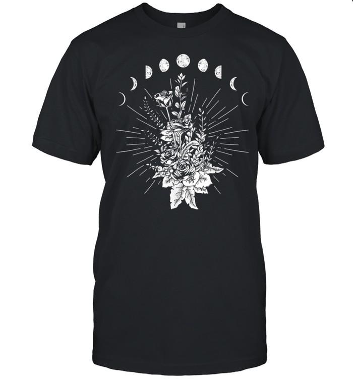 Moonphases Witchcraft Moon Rose shirt