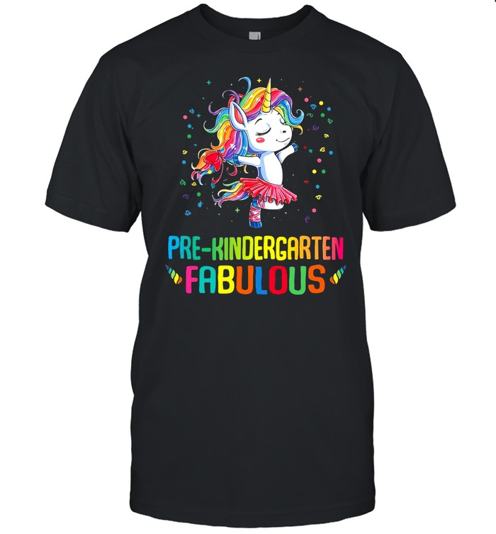 Unicorn Pre-Kindergarten Fabulous T-shirt Classic Men's T-shirt