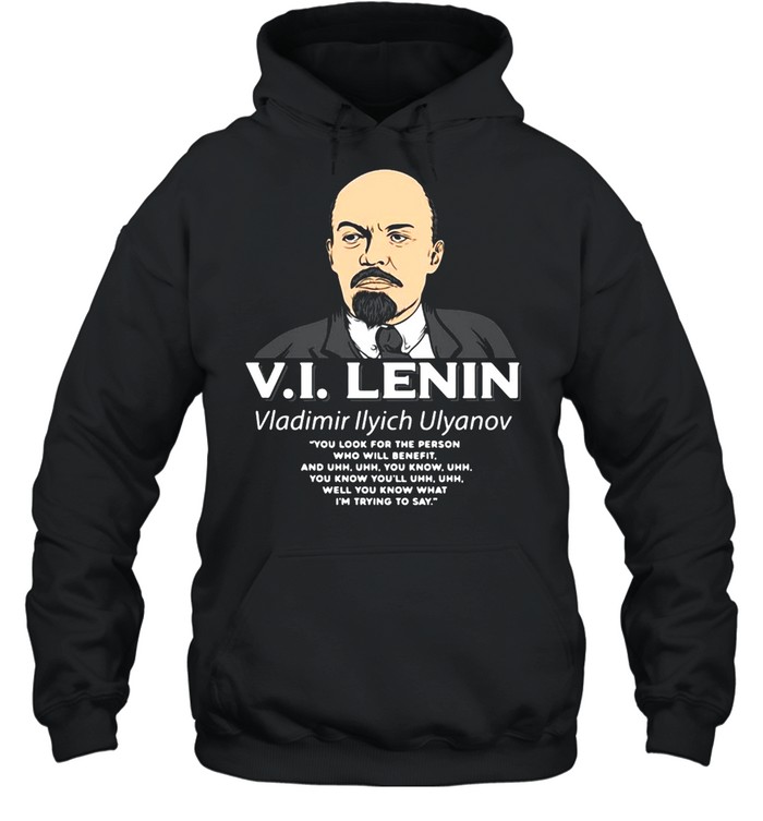 V.I. Lenin Quote Heavy Cotton T-shirt Unisex Hoodie