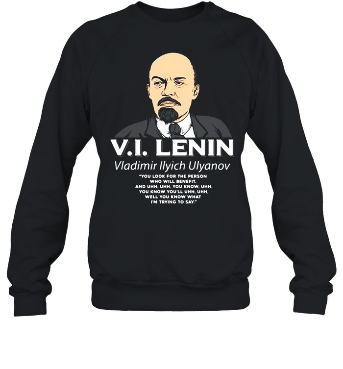 V.I. Lenin Quote Heavy Cotton T-shirt Unisex Sweatshirt