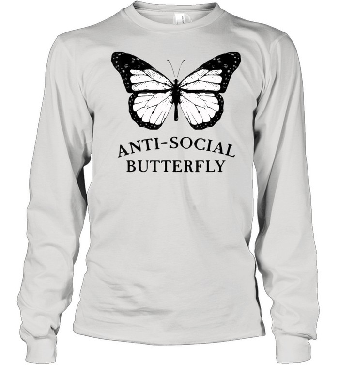 Anti Social Butterfly T- Long Sleeved T-shirt