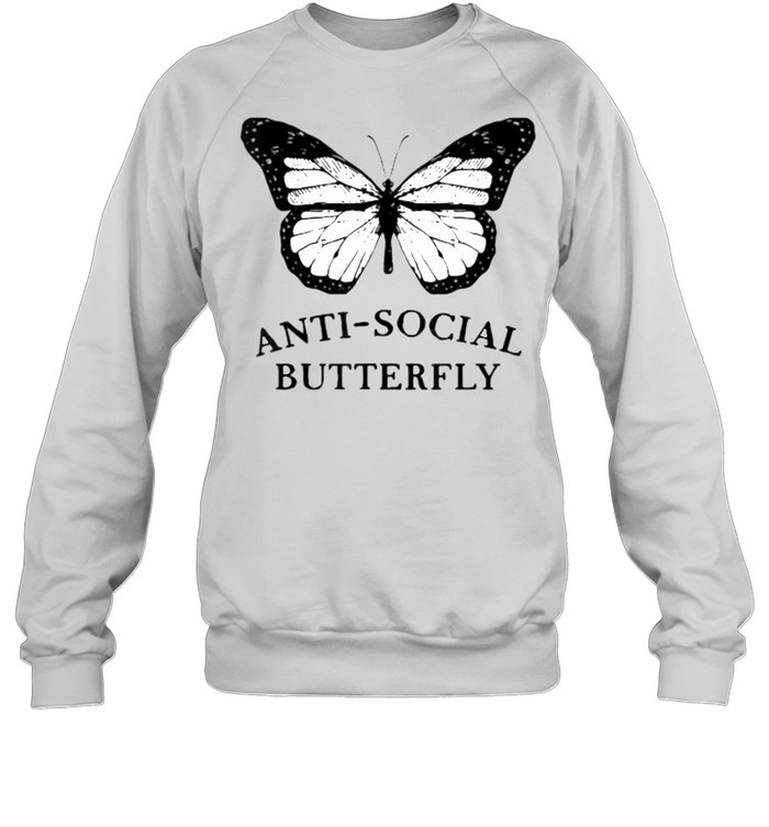 Anti Social Butterfly T- Unisex Sweatshirt