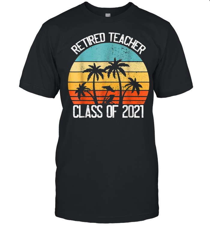 Retired Teacher Class of 2021 Vintage T- Classic Men's T-shirt