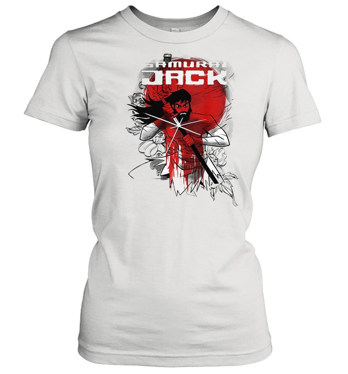 Samurai Jack Red Sun Sword Portrait Classic Women's T-shirt