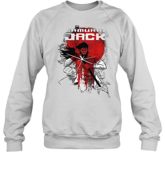 Samurai Jack Red Sun Sword Portrait Unisex Sweatshirt