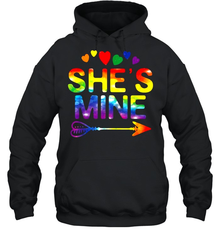 She’s Mine Matching LGBT Pride T- Unisex Hoodie