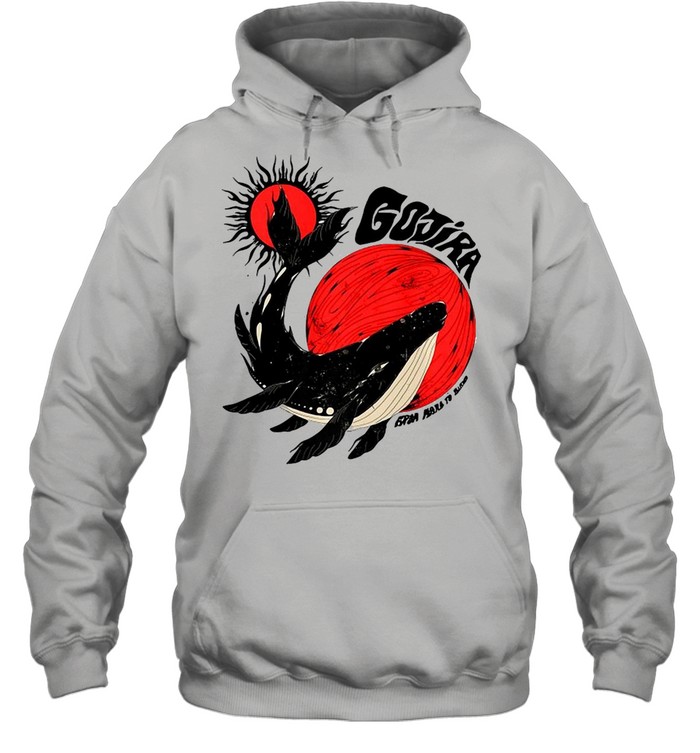 Gojira Whale Sun Moon T-shirt Unisex Hoodie