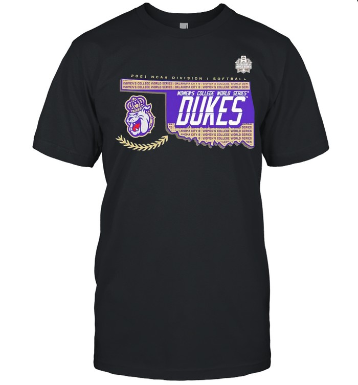 James Madison Dukes 2021 NCAA Softball Womens College World Series shirt