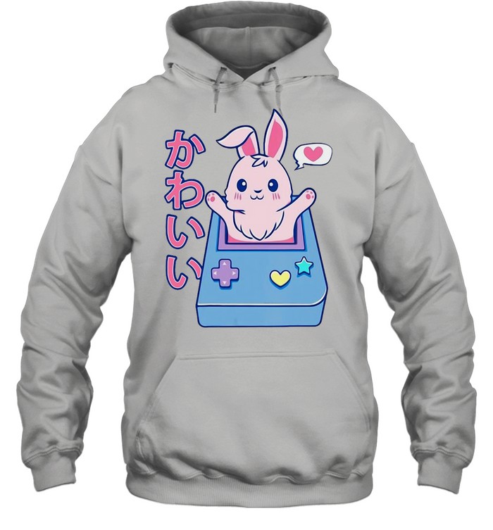 Kawaii Gamer Bunny Rabbit Pastel Cute Unisex Hoodie