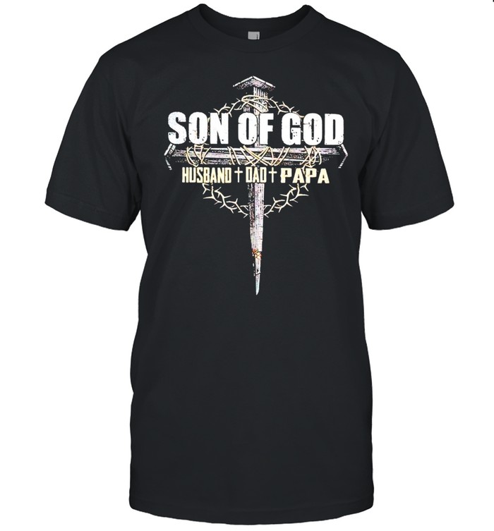 Son of God husband Dad Papa shirt Classic Men's T-shirt