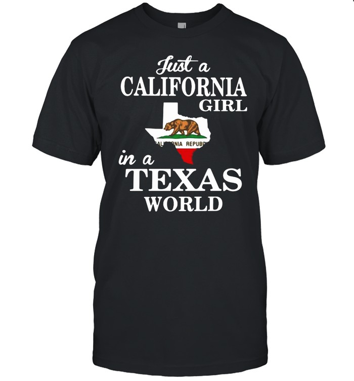 Bear Just A California Girl In A Texas World T-shirt Classic Men's T-shirt
