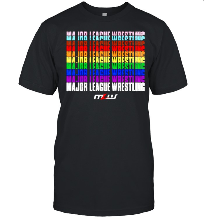 MLW MLW Wordmark Pride shirt