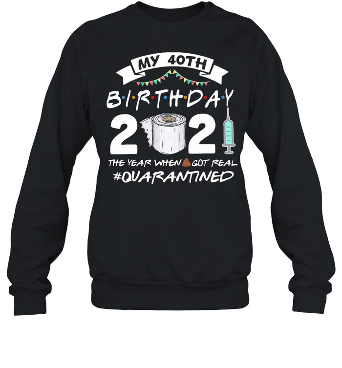 40th birthday t shirt 2021