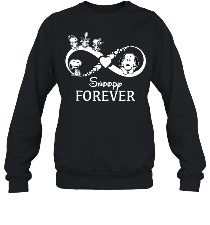 Snoopy Forever Heart shirt Unisex Sweatshirt