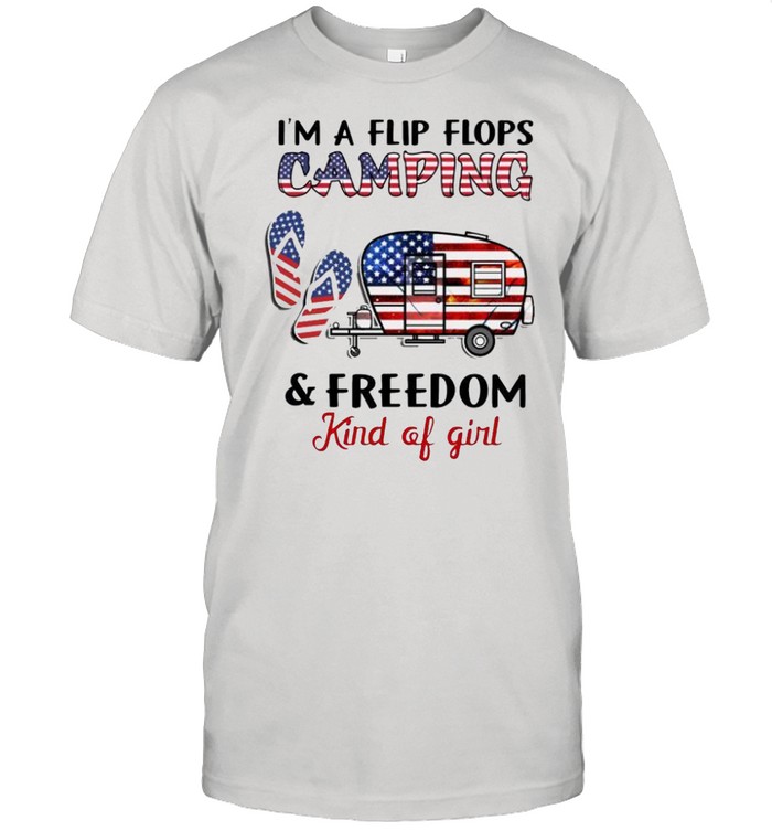 I’m a flip flops camping fredo kind of girl shirt Classic Men's T-shirt